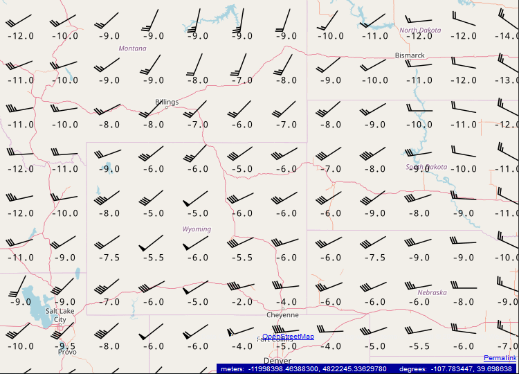 Imagem de um modelo global de Vento e Temperatura-vetor-temp-variável-altitudes